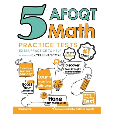 5 AFOQT Math Practice Tests: Extra Practice to Help Achieve an Excellent Score