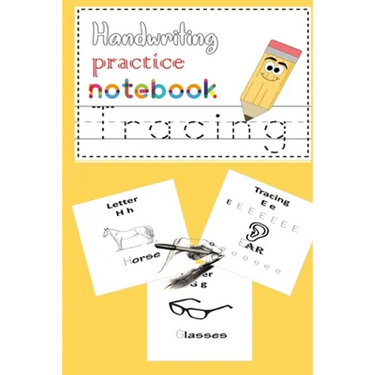 Handwriting practice notebook: Handwriting practice notebook for kids learn names and write letters and Kids coloring activity books