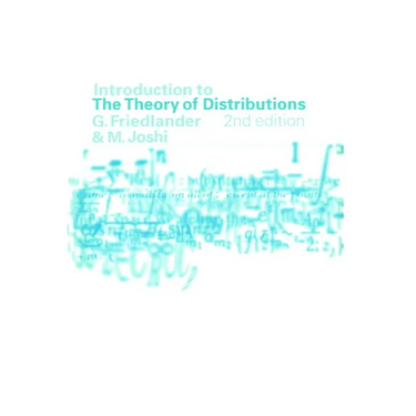 Introduction to the Theory of Distributions