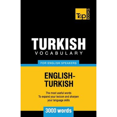 Turkish Vocabulary for English Speakers - 3000 words