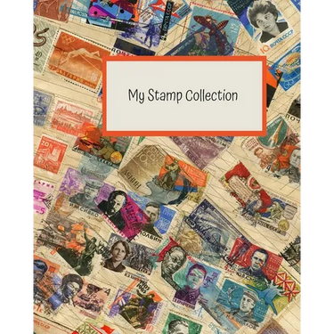 My Stamp Collection: Stamp Collecting Album for Kids