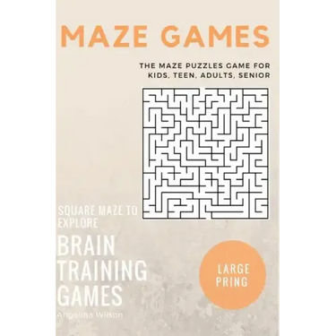 Maze Games: The Maze Puzzles Game for Kids, Teen, Adults, Senior, Brain Training Games, Square Maze to Explore
