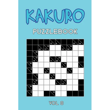 Kakuro Puzzlebook Vol 8: Cross Sums Puzzle Book, hard,10x10, 2 puzzles per page