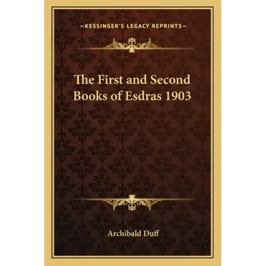 The First and Second Books of Esdras 1903