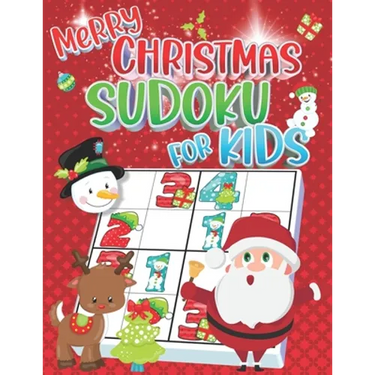 Christmas Sudoku for Kids: Christmas Sudoku Puzzle Books for Kids Easy - 4x4 Sudoku for Kids Ages 4-8 & Kids Sudoku 6x6 - Easy & Very Easy Sudoku