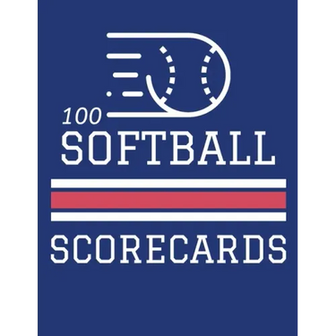 100 Softball Scorecards: 100 Scoring Sheets For Baseball and Softball Games (8.5x11)