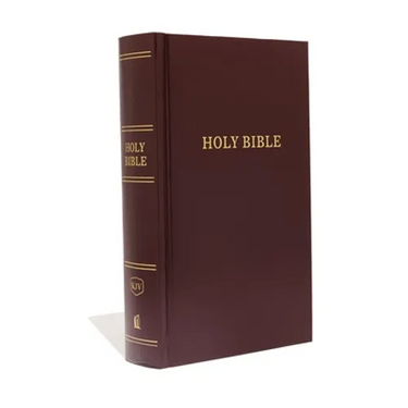 KJV, Pew Bible, Large Print, Hardcover, Burgundy, Red Letter Edition