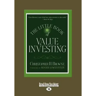 The Little Book of Value Investing (Large Print 16pt)