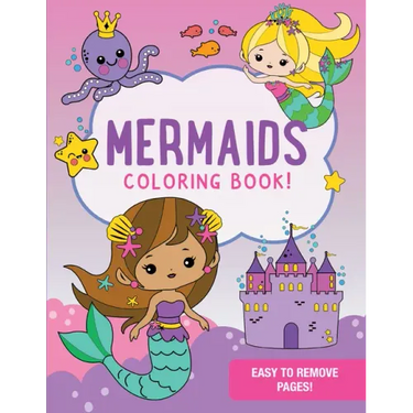 Mermaids Coloring Book