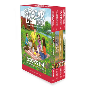 The Boxcar Children Mysteries Boxed Set 1-4: The Boxcar Children; Surprise Island; The Yellow House; Mystery Ranch