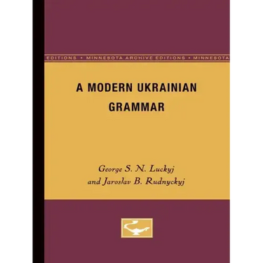 A Modern Ukranian Grammar
