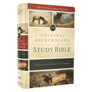 Cultural Backgrounds Study Bible-NIV: Bringing to Life the Ancient World of Scripture