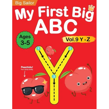 My First Big ABC Book Vol.9: Preschool Homeschool Educational Activity Workbook with Sight Words for Boys and Girls 3 - 5 Year Old: Handwriting Practi