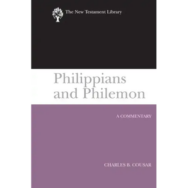 Philippians and Philemon (2009): A Commentary