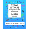 3rd Grade TEXAS STAAR, MATH: 2019: 3rd Grade Texas Assessment Academic Readiness MATH Test prep/study guide