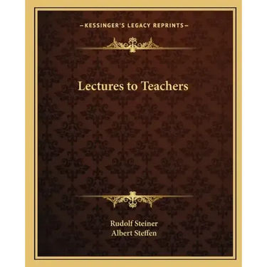 Lectures to Teachers