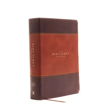 The King James Study Bible, Imitation Leather, Brown, Indexed, Full-Color Edition