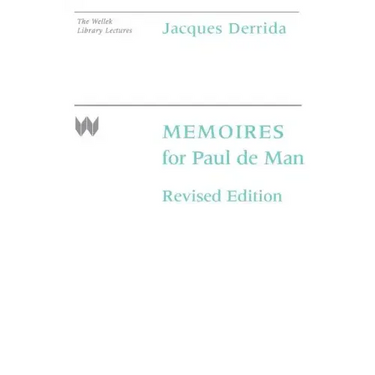 Memoires for Paul de Man