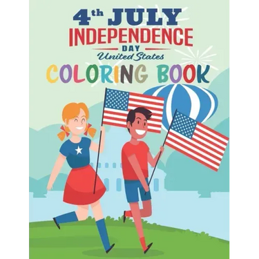 Independence Day: 4th july Independence Day united states Coloring Book & activity Book for kids to Learning and fun; Coloring, Dot To D