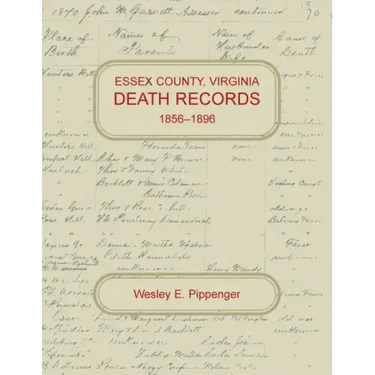 Essex County, Virginia Death Records, 1856-1896