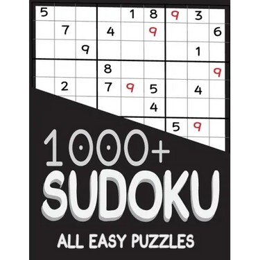 1000+ Sudoku All Easy Puzzles: Sudoku easy book, puzzles for adults 1000+