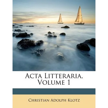 Acta Litteraria, Volume 1