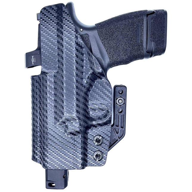 Canik TP9 Elite Sub-Compact IWB KYDEX Plus Line Holster (Optic Ready w/Claw & Monoblock Clip) by Rounded Gear