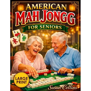American Mah Jongg for Seniors: The Large-Print Visual Guide Learn the Game in Just 30 Minutes with Easy Step-by-Step Instructions Using NMJL Rules an