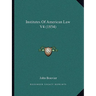 Institutes Of American Law V4 (1854)