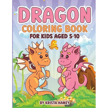 Dragon Coloring book for kids Aged 5-10