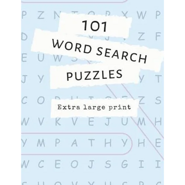 101 Word Search Puzzles: Extra Large Print