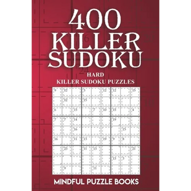 400 Killer Sudoku: Hard Killer Sudoku Puzzles
