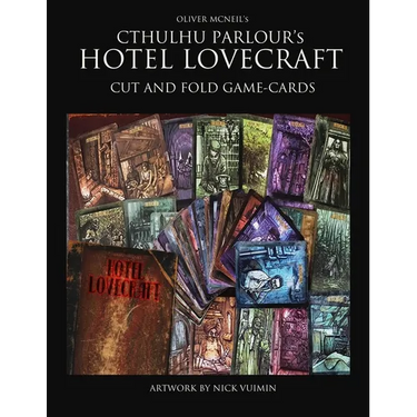 Cthulhu Parlour Hotel Lovecraft Cut and fold Game-Cards