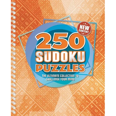 250 Sudoku Puzzles: 250 Easy to Hard Sudoku Puzzles for Adults