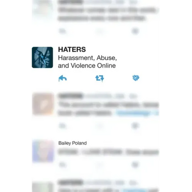Haters: Harassment, Abuse, and Violence Online