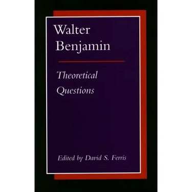 Walter Benjamin: Theoretical Questions