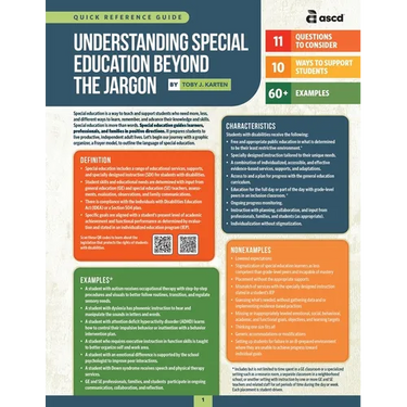 Understanding Special Education Beyond the Jargon (Quick Reference Guide)