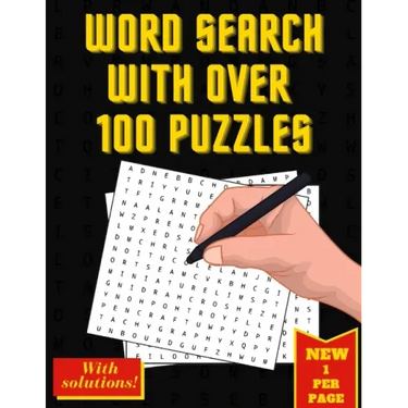Word Search with Over 100 Puzzles: Word Search Books for Adults Large Print, Stress Reflief and Meditation