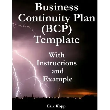 Business Continuity Plan (Bcp) Template with Instructions and Example