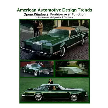 American Automotive Design Trends / Opera Windows: Fashion over Function