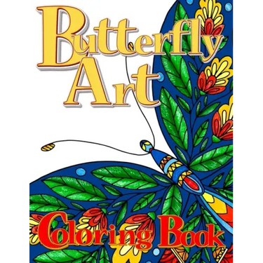 Butterfly Art Coloring Book for Adults