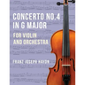 Haydn Franz Joseph Concerto No2 in G Major Hob VIIa: 4 Violin and Piano by Ferdinand Kuchler Peters