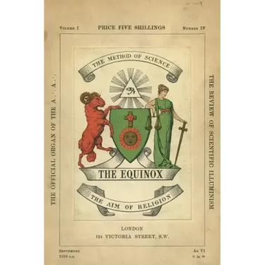 The Equinox: Keep Silence Edition, Vol. 1, No. 4