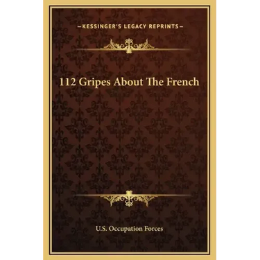 112 Gripes about the French