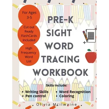 Pre-K Dolch Sight Word Tracing