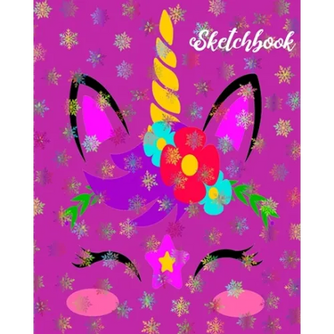 Sketchbook: Unicorn Design Doodle Activity NoteBook - Create Your Unique Art, Games, Ideas and Creative Stories Workbook For Girls - Diary