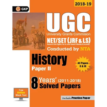UGC NET/SET (JRF & LS) Paper II: History - 8 Years Solved Papers 2011-18