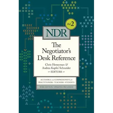 The Negotiator's Desk Reference