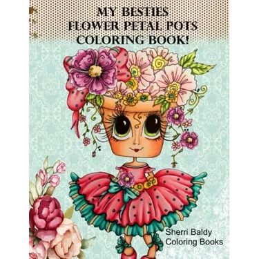 My Besties Flower Petal Pots Coloring Book