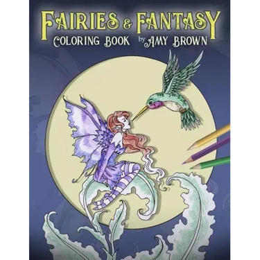 Fairies & Fantasy Coloring Book